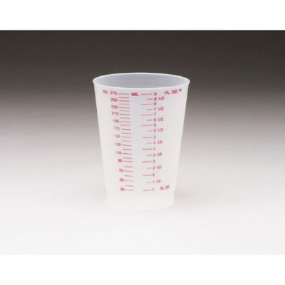 Picture of Graduated Drinking Cup Medegen 9 oz. Translucent Plastic Disposable02068A