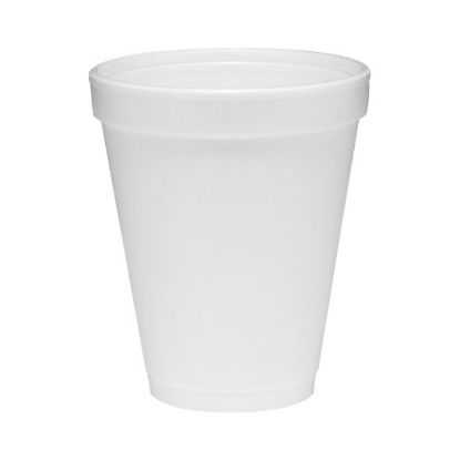 Picture of Drinking Cup Dart® 10 oz. White Styrofoam Disposable10J10