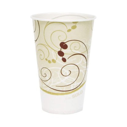 Picture of Drinking Cup Solo® 12 oz. Symphony® Print Wax Coated Paper DisposableR12N-J8000