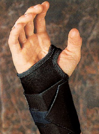 Picture of Wrist Support with Tension Strap Elastic / Plastic Right Hand Black X-Large1378 BLA XLR