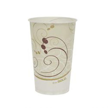 Picture of Drinking Cup Solo® 16 oz. Symphony® Print Wax Coated Paper DisposableRW16-J8000