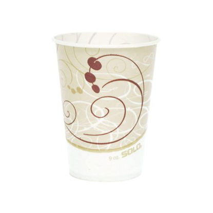 Picture of Drinking Cup Solo® 9 oz. Symphony® Print Wax Coated Paper DisposableR9N-J8000
