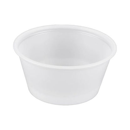 Picture of Souffle Cup Solo® 2 oz. Translucent Plastic DisposableP200N