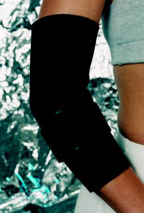 Picture of Elbow Sleeve X-Large Tennis Left or Right Elbow 12 to 14 Inch Circumference BlackSA2135 BLA XL