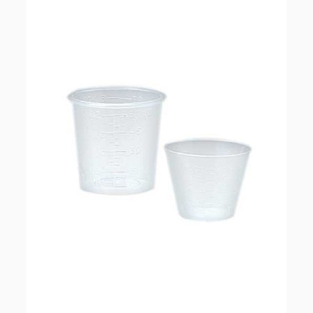 Picture of Graduated Medicine Cup Value Brand 2 oz. Clear Plastic Disposable02102A