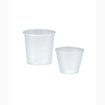Picture of Graduated Medicine Cup Value Brand 2 oz. Clear Plastic Disposable02102A