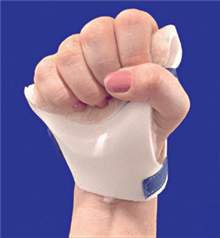 Picture of Palm Protector Splint Freedom® Palm Guard™ AliPlast™ / Foam / Fleece Right Hand Beige One Size Fits Most5870