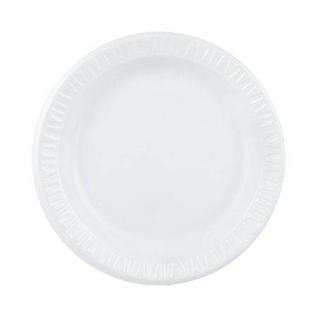 Picture of Plate Dart® Concorde® White Single Use Non-Laminated Foam 9 Inch Diameter9PWCR