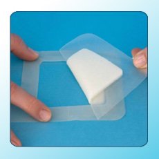 Picture of Adhesive Island Dressing Gentle One™ 4 X 4 Inch Hydrocolloid / Foam 2.875 X 2.5 Inch Pad SterileACP 4X4 00 XSP