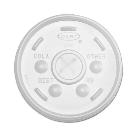 Picture of Straw Slot Lid Dart® 12 oz., Translucent12SL