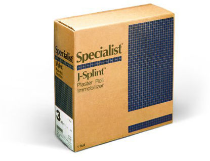 Picture of Plaster Bandage Specialist® J-Splint® 5 Inch X 20 Foot Foam / Plaster of Paris / Stockinette White7335