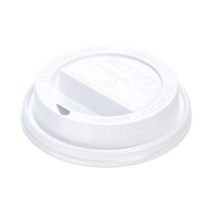 Picture of Dome Lid Traveler® White, PlasticTL38R2-0007