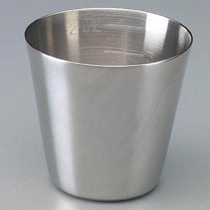 Picture of Graduated Medicine Cup Sklar® 2 oz. Silver Stainless Steel Reusable10-1675