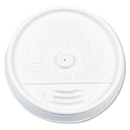 Picture of Drinking Cup Lid Dart® White, Plastic, Cold / Hot Applications16UL