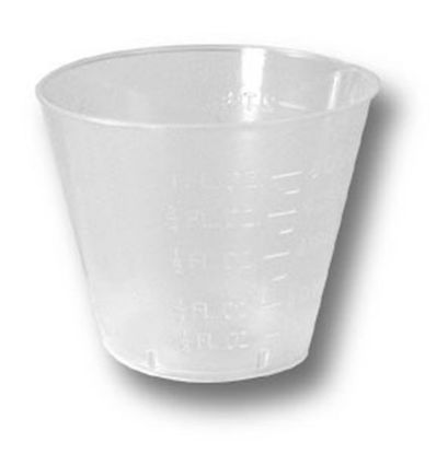 Picture of Graduated Medicine Cup Economy 1 oz. Clear Plastic Disposable4258