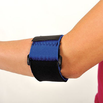 Picture of Elbow Support One Size Fits Most Loop and Lock Closure Tennis Blue9032 BLU UN