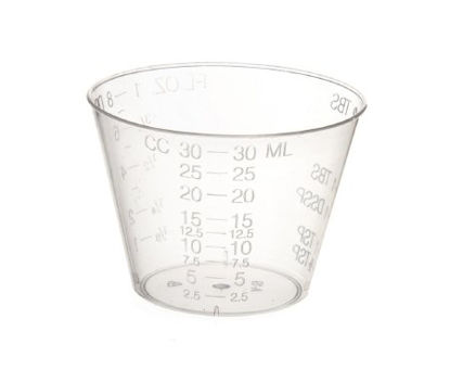 Picture of Medicine Cup 1 oz. Clear Plastic DisposableDYND80000