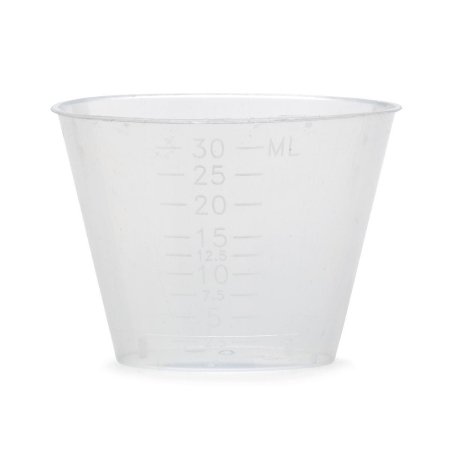 Picture of Graduated Medicine Cup 1 oz. Translucent Plastic DisposableDYND70000