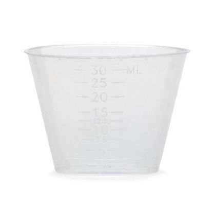Picture of Graduated Medicine Cup 1 oz. Translucent Plastic DisposableDYND70000