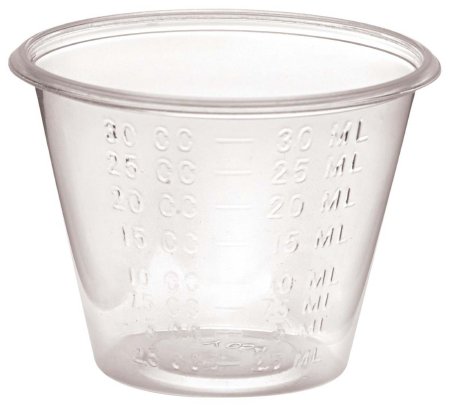 Picture of Graduated Medicine Cup 1 oz. Clear Plastic DisposableDYND90000