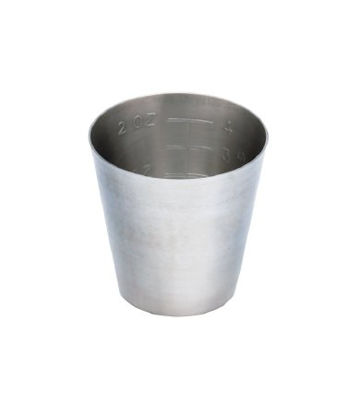 Picture of Graduated Medicine Cup Miltex® 2 oz. Silver Stainless Steel Reusable3-914