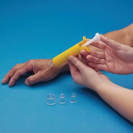 Picture of Scar Pump Rolyan Contains Syringe, Yellow PrestonA8391