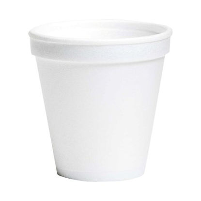 Picture of Drinking Cup WinCup® 6 oz. White Styrofoam Disposable6C6W