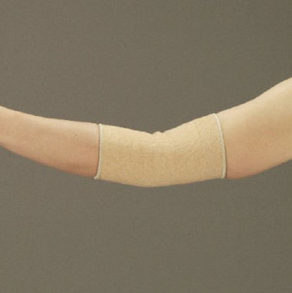 Picture of Elbow Support DeRoyal® Medium Pull-On Left or Right Elbow 10 to 13 Inch Forearm Inch Circumference Tan6003-02