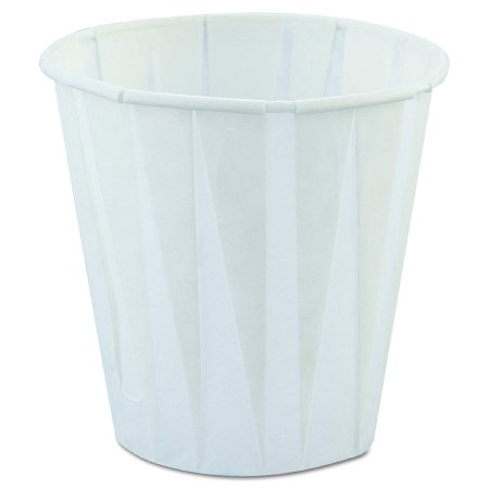Picture of Pleated Water Cup 3.5 oz. White Paper DisposableW450F