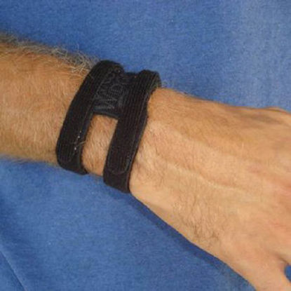 Picture of Wrist Support WristWidget® Low Profile / Wraparound Cotton / Nylon Left or Right Hand Black One Size Fits Most564743