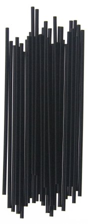 Picture of Cocktail Straw / Coffee Stirrer Empress 5-1/4 Inch Black Bulk UnwrappedECK525BK