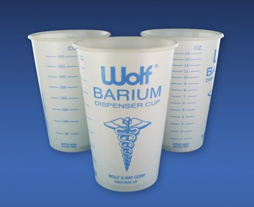 Picture of Graduated Barium Cup Wolf® 14 oz. White Wax Coated Paper Disposable15602