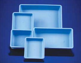 Picture of Compartment Tray 9.56 X 9.94 X 1.94 Inch Blue Plastic396-0910
