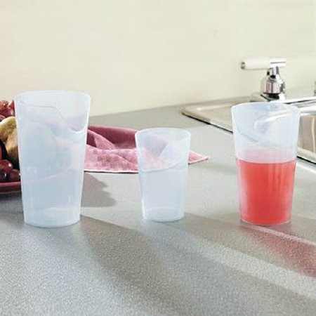 Picture of Graduated ADL Dysphagia Cup Nosey Cup 4 oz. Translucent Plastic Reusable1149