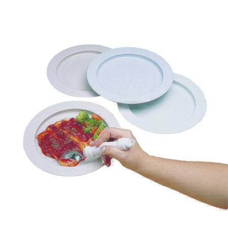 Picture of Plate Inner Lip™ Sandstone Reusable Plastic 9 Inch Diameter62-0111