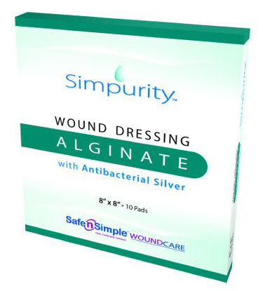 Picture of Silver Alginate Dressing Simpurity™ 8 X 8 Inch Square SterileSNS51764