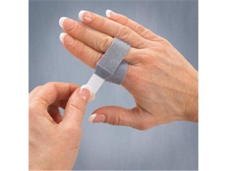 Picture of Finger Splint 3pp® Buddy Loops® Adult One Size Fits Most Hook and Loop Strap Closure Left or Right Hand BlackP1007-25