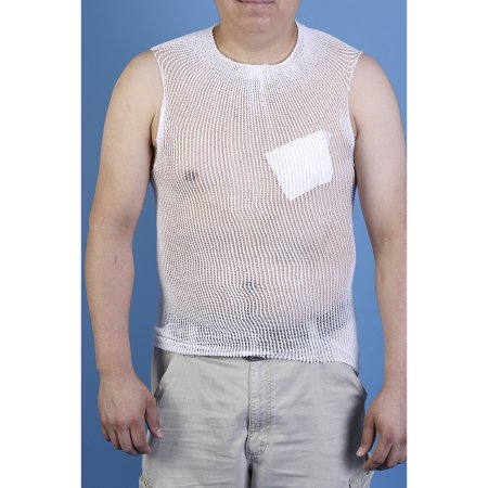 Picture of Elastic Net Retainer Dressing MT Spandage™ Pre-Cuts Tubular / Pre-Cut Elastic 24 Inch Size 11 White 2X-Large Chest / Back / Perineum / Axilla NonSterileMT11X24