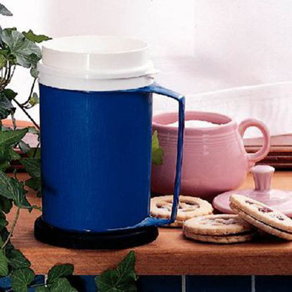 Picture of Drinking Mug 12 oz. Blue Plastic Reusable110801