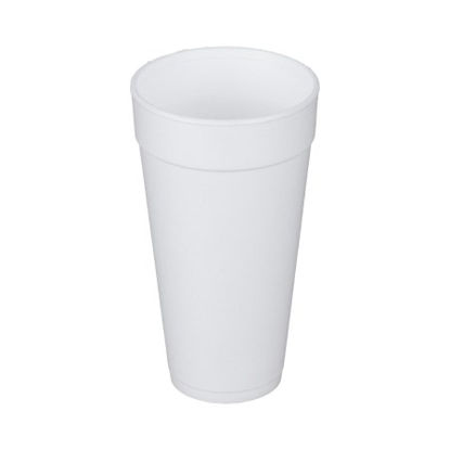 Picture of Drinking Cup Dart® 24 oz. White Styrofoam Disposable24J24