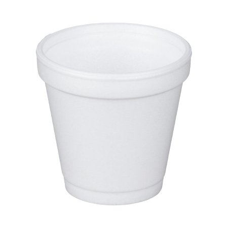 Picture of Drinking Cup Dart® 4 oz. White Styrofoam Disposable4J4