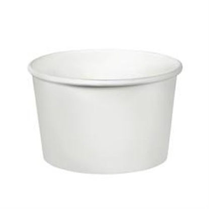 Picture of Food Container Solo® White Single Use Paper 2-1/4 X 3 X 3-1/8 InchVS608-02050