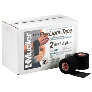 Picture of Athletic Tape Mueller® FlexLight™ Easy Tear Elastic Adhesive 2 Inch X 7-1/2 Yard Black NonSterile26447