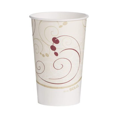 Picture of Drinking Cup Solo® 16 oz. Symphony® Print Wax Coated Paper DisposableRP16P-J8000