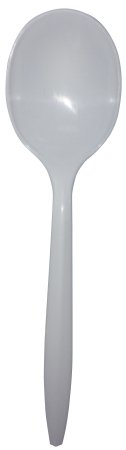Picture of Soup Spoon Empress Medium Weight White PolypropyleneE175004