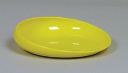 Picture of Scoop Plate AliMed® Yellow Reusable 8 Inch Diameter8124