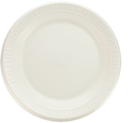 Picture of Plate Dart® Quiet Classic® White Single Use Laminated Foam 9 Inch Diameter9PWQR