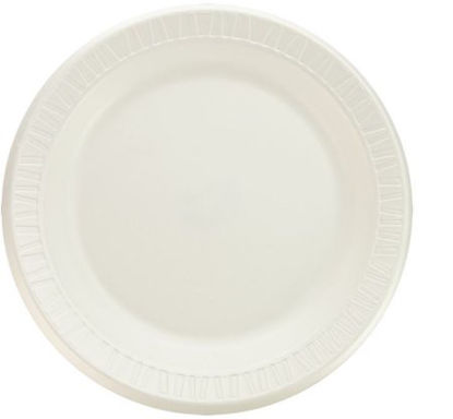Picture of Plate Dart® Quiet Classic® White Single Use Laminated Foam 9 Inch Diameter9PWQR