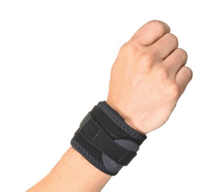 Picture of Wrist Support "Squeeze" Ulnar Compression Wrap Wraparound / Wristlet Neoprene Left or Right Wrist Black One Size Fits Most2801
