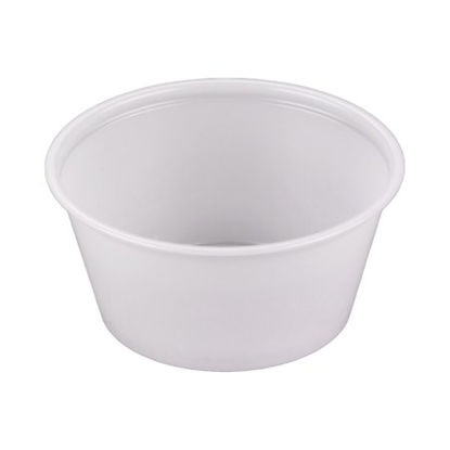 Picture of Souffle Cup Solo® 3.25 oz. Translucent Plastic DisposableP325N